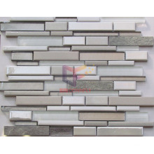 Strip Ceramic Mix Marble and Glass American Style Mosaic (CFS646)